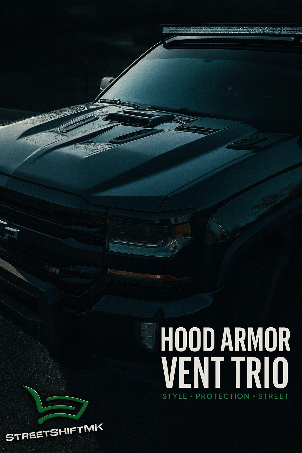 1 Street Shift MK - Hood Armor Vent Trio